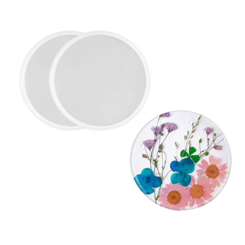 Coaster Mold Round - Yuvarlak Coaster reçine kalıp disk şekli