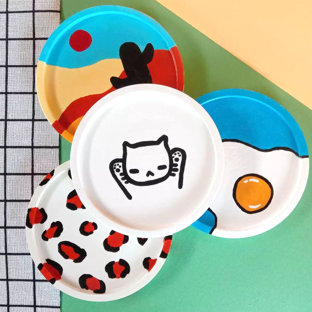 Coaster Mold Round - Yuvarlak Coaster silikon kalıp DIY El
