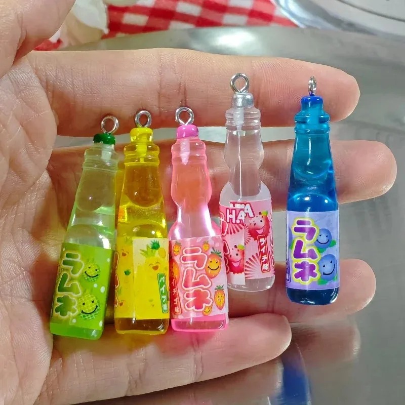 Resin Craft Projects - 10 adet küçük soda şişesi reçine