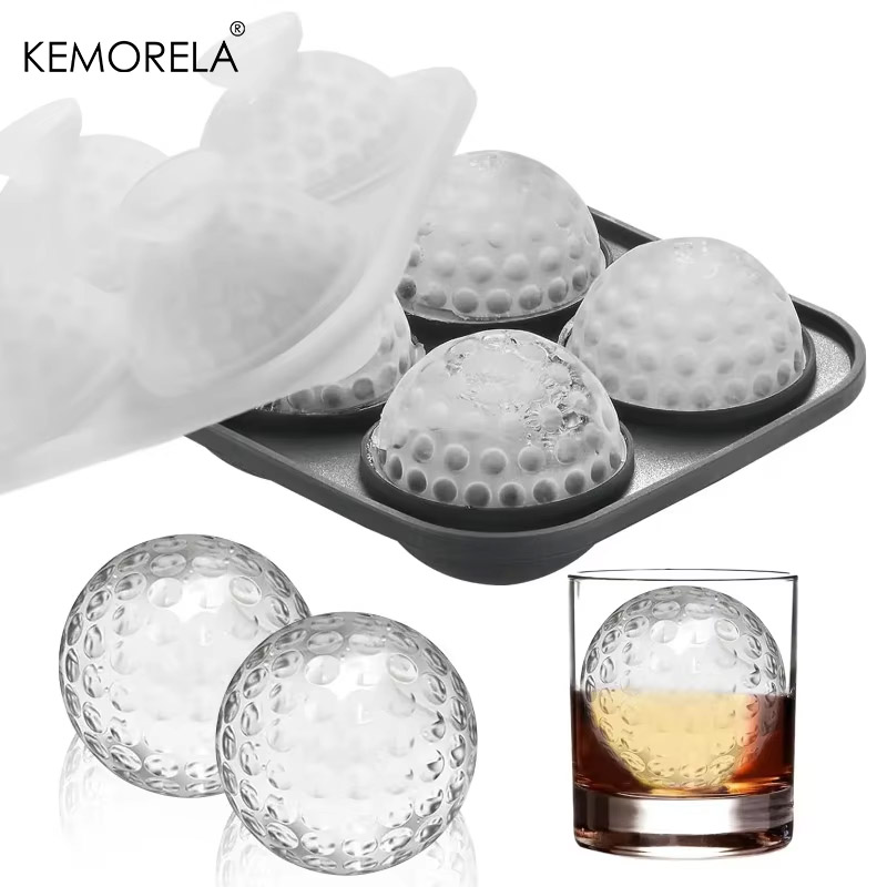 Coaster Mold Round - Kapaklı Silikon Buz Kalıbı Yuvarlak Kare