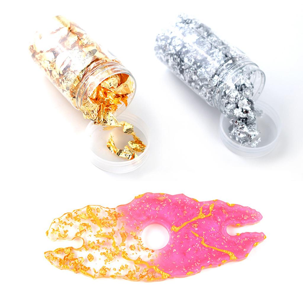 Gold Foil Flakes - 6 Adet Altın Folyo Pul Kağıt