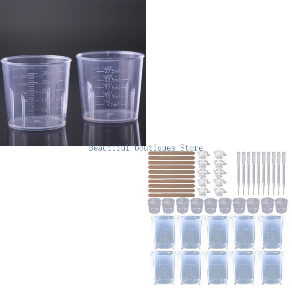 Mixing Cup Silicone - U4LF Kullanışlı Yeniden Kullanılabilir Reçine Araçları