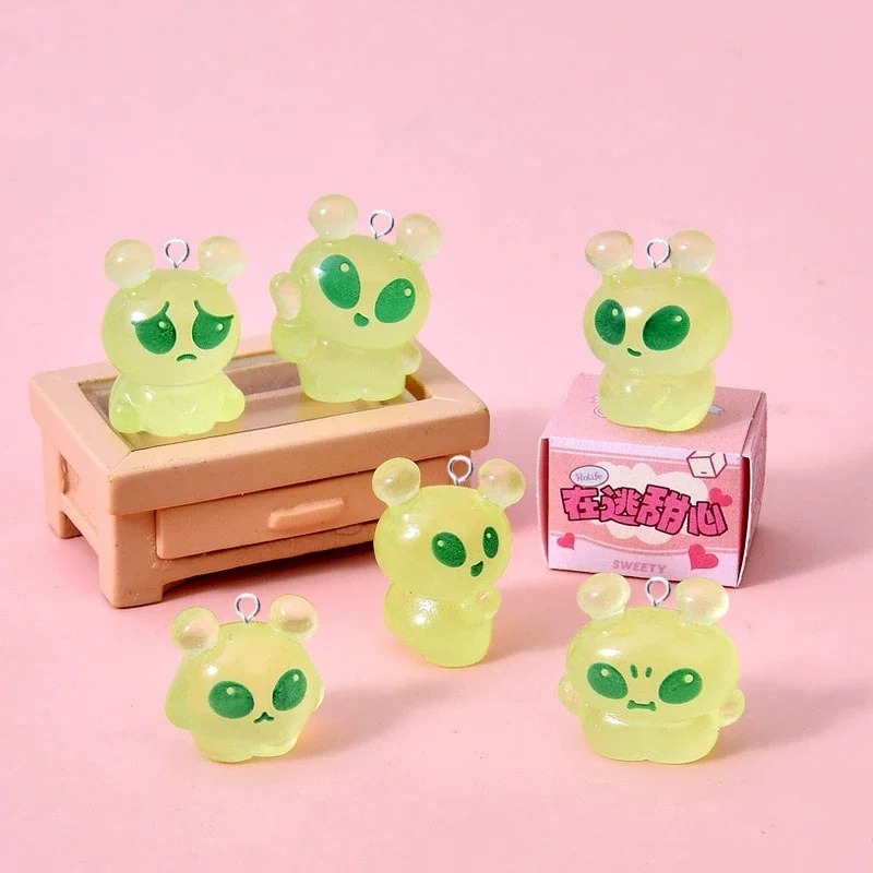 10 adet aydınlık Mini yeşil uz - Resin Craft Projects incelemesi ve fiyatı