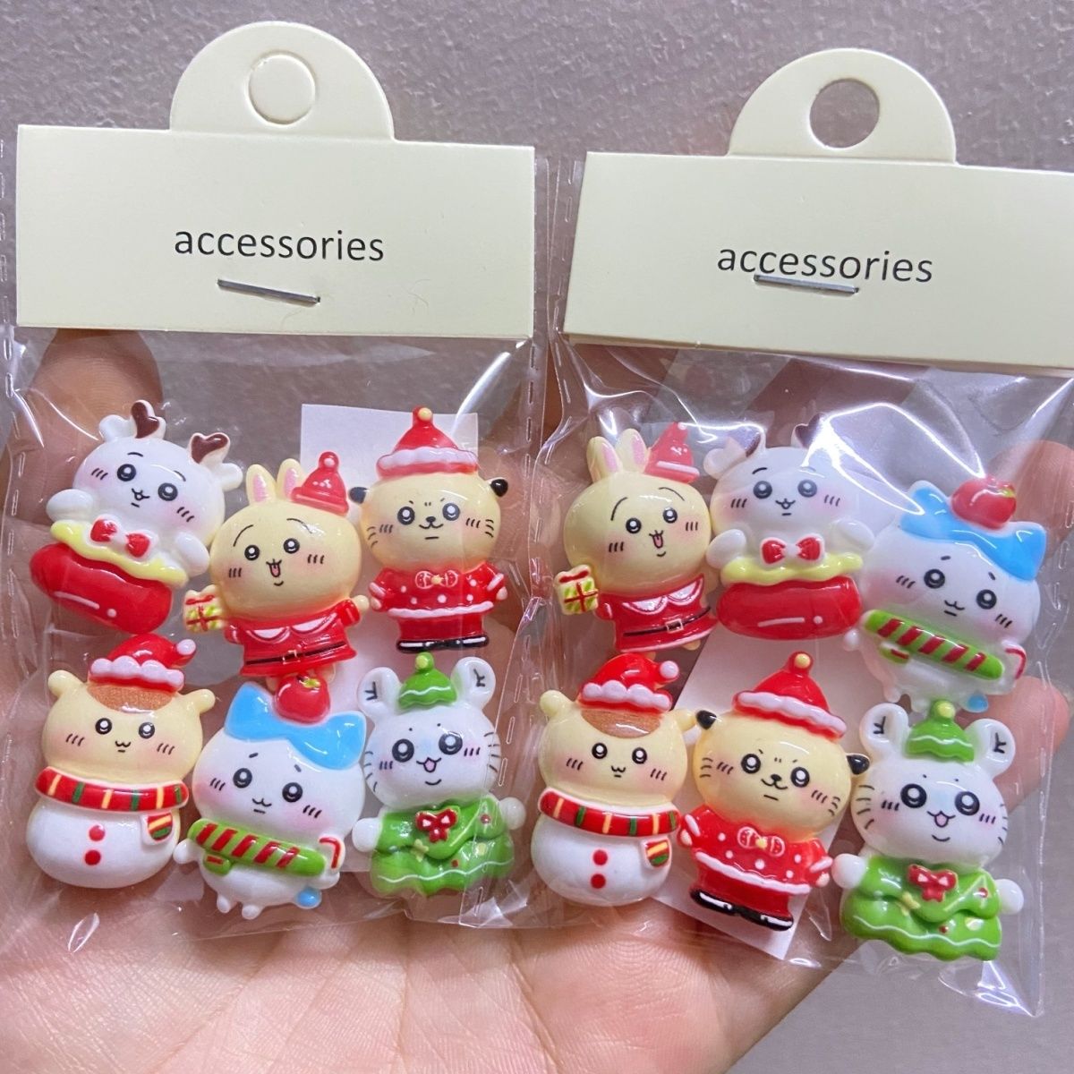 Noel Düz Renk Chiikawa Reçine  - Resin Crafts incelemesi ve fiyatı
