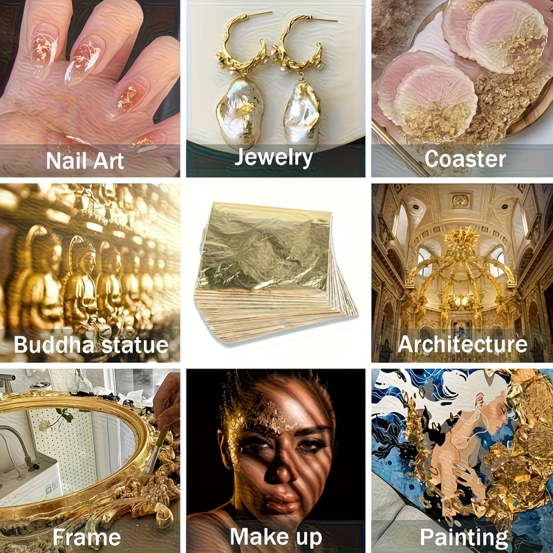 100 Adet İmitasyon Altın Folyo - Gold Foil Flakes incelemesi ve fiyatı