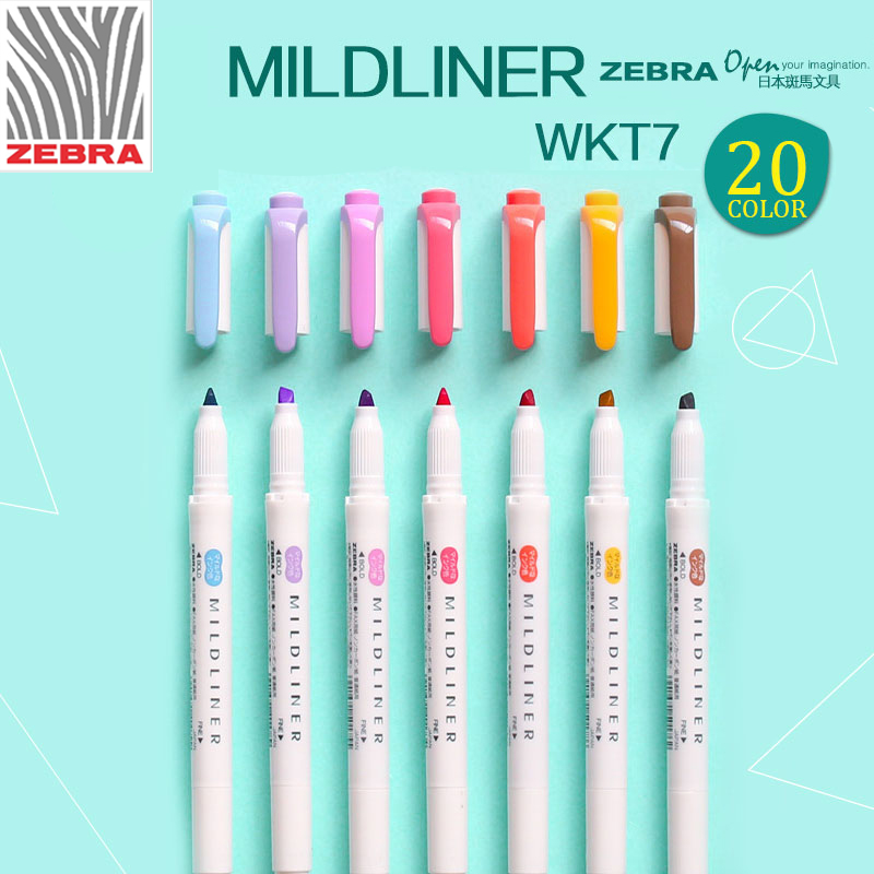 Japonya ZEBRA WKT7 yeni Mildli - Zebra Pen Mildliner incelemesi ve fiyatı