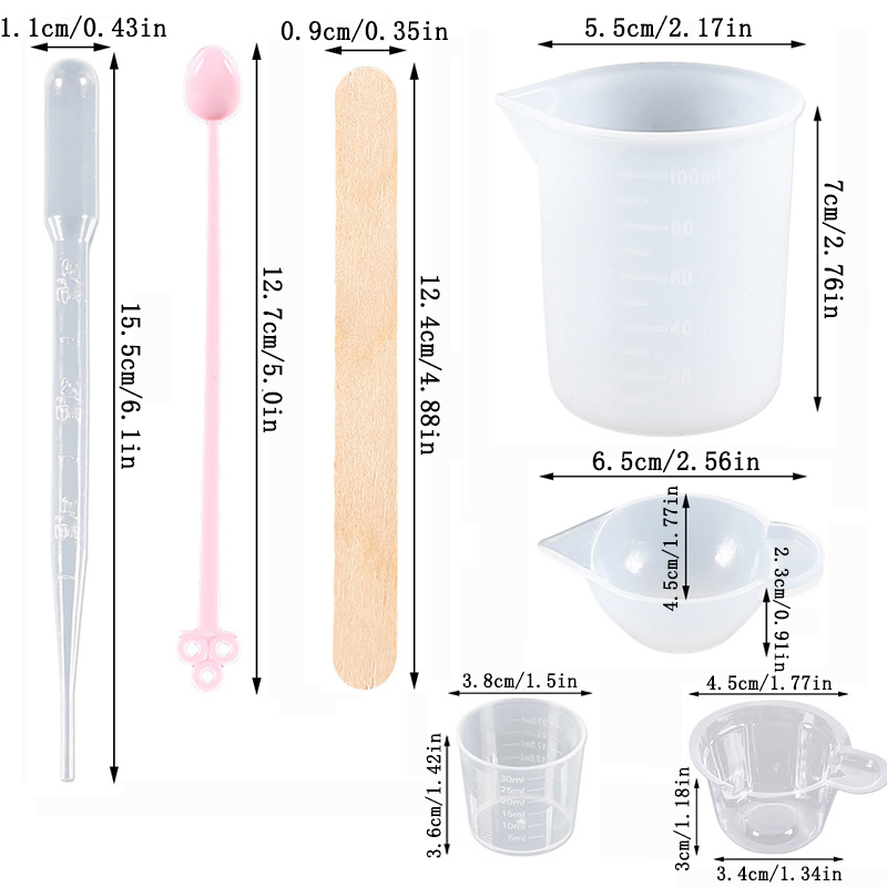 UV Epoksi Reçine Döküm Araçlar - Mixing Cup Silicone incelemesi ve fiyatı